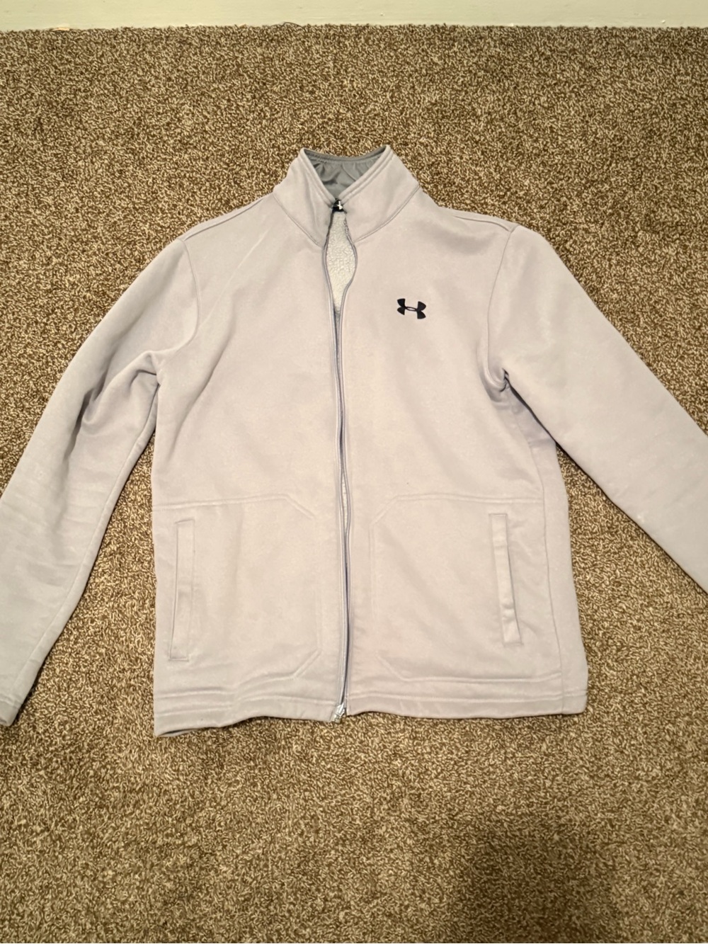 Under Armour Men’s Gray Full-Zip Fleece Jacket